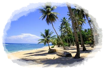 orchid bay beach in Cabrera, Dominican Republic