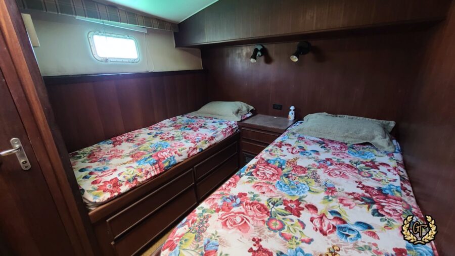 One of the berth cabins in the yacht