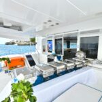 Catering service in the yacht